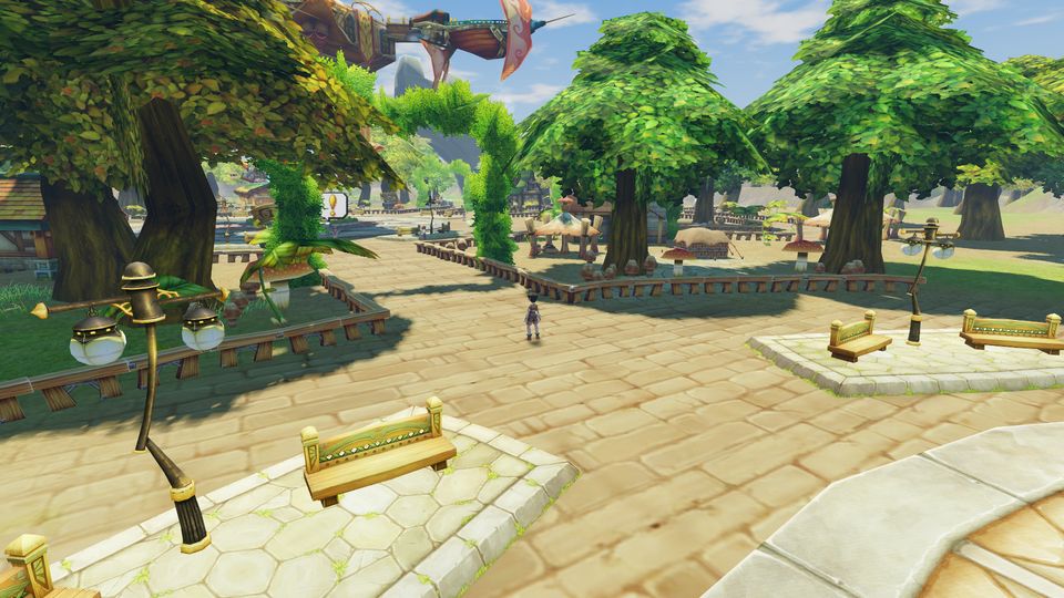 The town square of Flarine